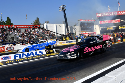Cruz Pedregon (near lane) - Tommy Johnson Jr. (far lane) - F/C